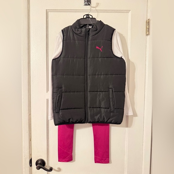 PUMA Youth 3 piece track set Sz large retail $80 - Picture 3 of 7